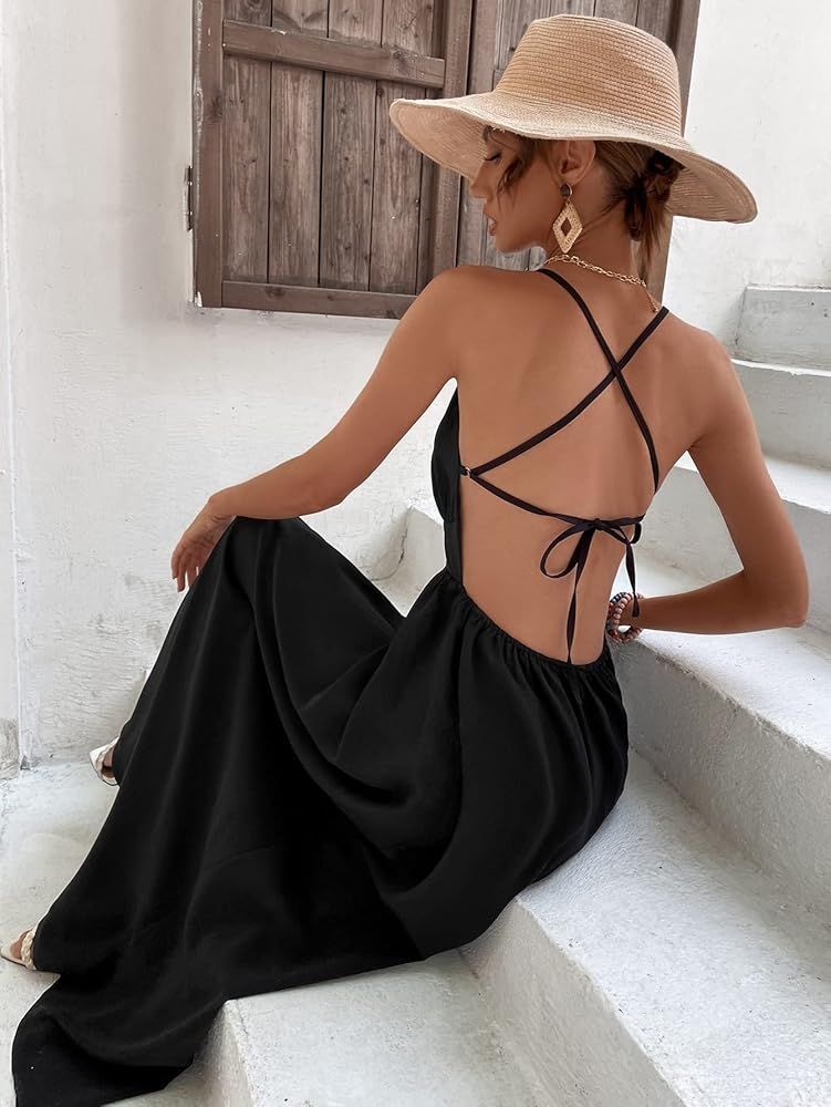 backless summer dress sexy