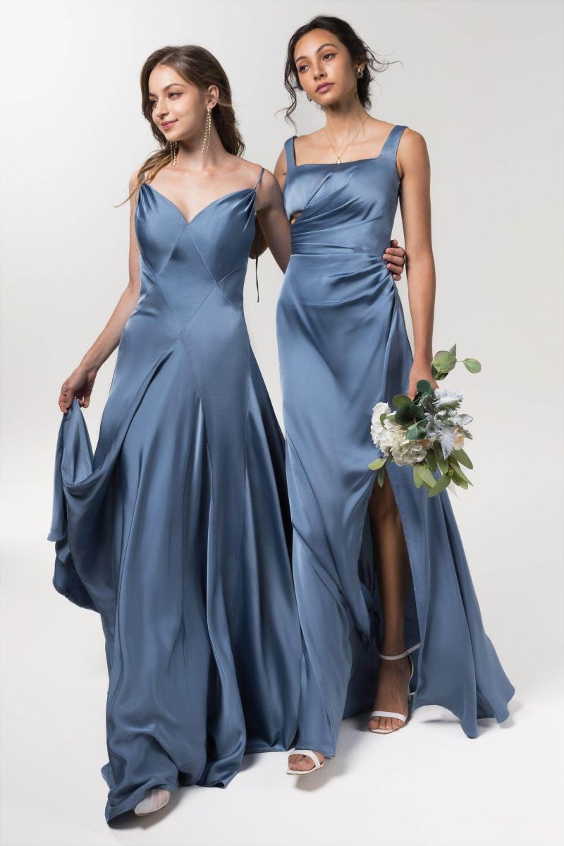satin bridesmaid dresses luxury