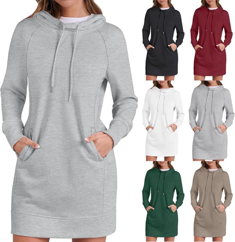 sporty sweatshirt dress athleisure