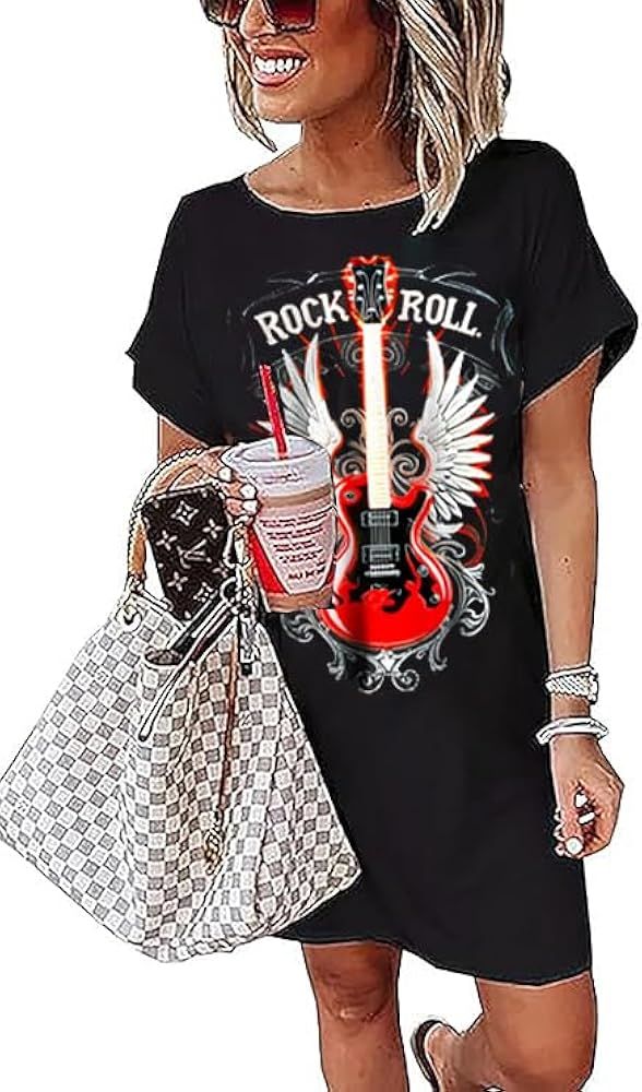 vintage band tshirt dress