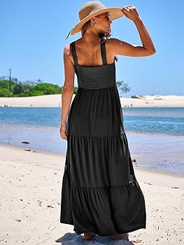 beach vacation dresses maxi
